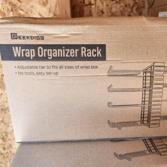 NIB QTY 1 pot and pan Organizer set ships alone 4.lbs box is slightly damaged - Picture 2 of 2